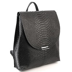 Женский кожаный рюкзак 1020-220 Черный