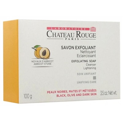 Ch?teau Rouge Savon Exfoliant Noyaux d Abricot 100 g