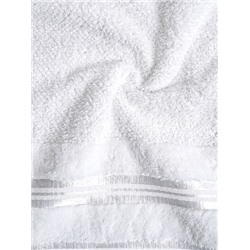 Полотенце махровое Luxury Сафия Хоум, 51001 белый