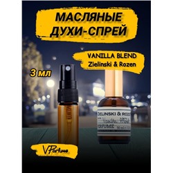 Vanilla blend  зелинский масляные духи спрей ваниль (3 мл)
