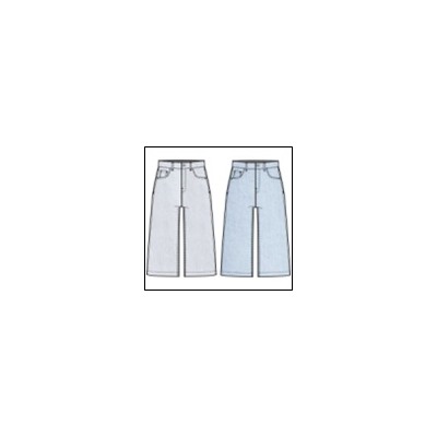 брюки (бриджи) джинсовые женские светлый индиго