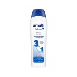 AMALFI  ПРОФ Шампунь (750ml) "3 в1" для всех типов волос. 8/3371/