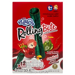 Роллы из морской капусты (острый вкус) Seleco, Таиланд, 33,6 г (2,8г *12шт) Акция