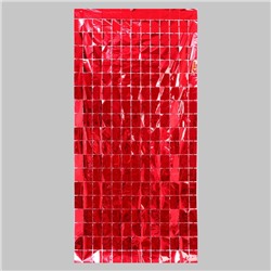 Праздничный занавес, 100 × 200 см, цвет красный