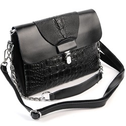 Женская кожаная сумка L005-220 Блек