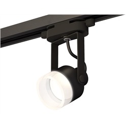 Комплект трекового однофазного светильника XT6602085 PBK/FR черный полированный/белый матовый MR16 GU10 (C6602, N6248)
