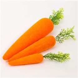 Декор «Морковки» набор 3 шт., 5 × 14 × 28 см