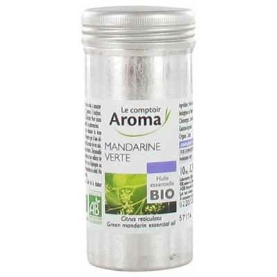 Le Comptoir Aroma Huile Essentielle Mandarine Verte (Citrus reticulata) Bio 10 ml