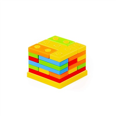 323127 Полесье Игрушка развивающая "3D пазл" №1 (23 элемента) (в сеточке)