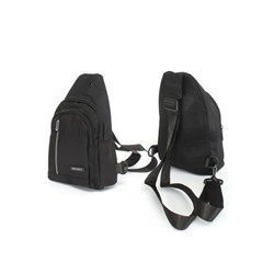 Рюкзак (сумка)  муж Battr-3818  (однолямочный),  2отд,  плечевой ремень,  1внеш карм,  черный 254338
