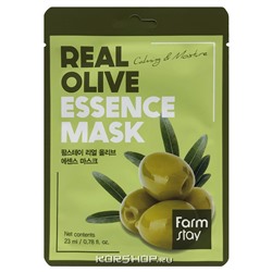 Тканевая маска с экстрактом оливы Real Olive Essence Mask FarmStay, Корея, 23 мл Акция