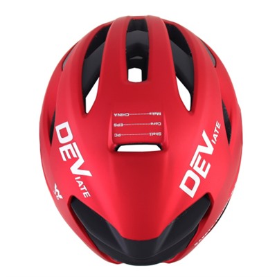 Шлем велосипедный, Цвет красный матовый. Размер: М.  / W36RM-M / уп 25