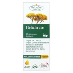NatureSun Aroms Huile Essentielle Helichryse (Helichrysum italicum) Bio 5 ml