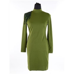 Платье Fashion 030, Эполет зеленый