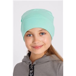 Детская шапка для девочки Салатовый