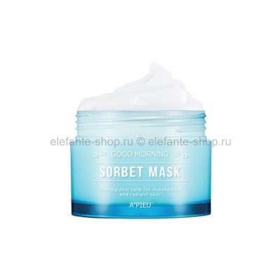 Увлажняющая маска-сорбет для лица APieu Good Morning Sorbet Mask, 105 мл (51)