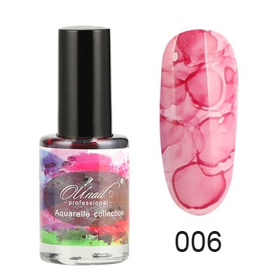 Акварельный гель OU Nail Aquarelle collection арт. 007