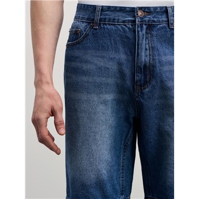 шорты джинсовые мужские индиго