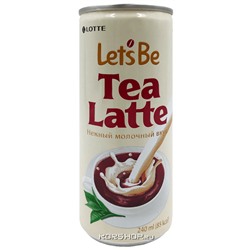 Безалкогольный напиток Ти Латте Let's Be (Летс Би) Lotte, Корея, 240 мл. Срок до 14.10.2023.Распродажа