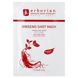 Erborian Ginseng Shot Mask Masque Tissu Visage 15 g
