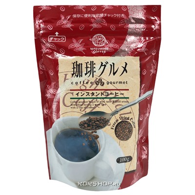 Растворимый кофе Бими Гурмэ Mitsumoto Coffee м/у, Япония, 100 г. Акция