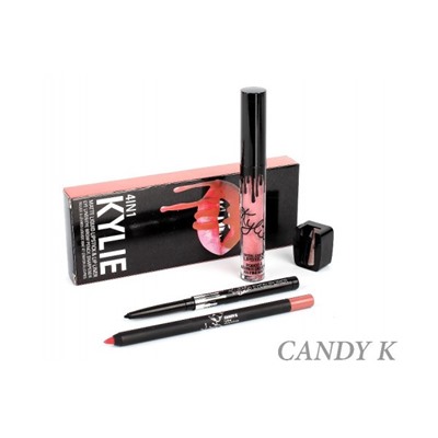 Набор Kylie 4in1 (карандаши для губ и глаз + жидкая помада + точилка) 12шт