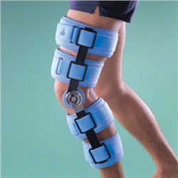 Бандаж на коленный сустав (наколенник) регулируемый, жесткий, высота 51 см 4139, OPPO