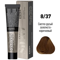 Крем-краска для волос 8/37 Светло-русый золотисто-коричневый DeLuxe Silver ESTEL 60 мл