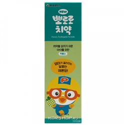 Детская зубная паста со вкусом дыни Pororo, Корея, 90 г Акция