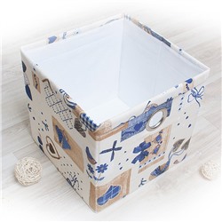Декоративная корзинка "Яна", большая, синий (DK.Jn333-3)