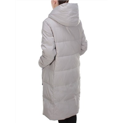 2233 BEIGE Пальто женское зимнее AKIDSEFRS (200 гр. холлофайбера)