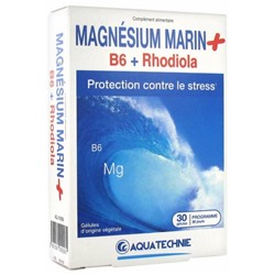 Biotechnie Magn?sium Marin B6 Rhodiola 30 G?lules