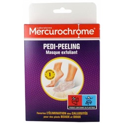 Mercurochrome Pedi-Peeling Masque Exfoliant 1 Paire