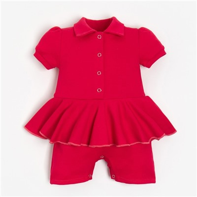 Боди-платье детское MINAKU, цвет фуксия, рост 62-68 см