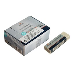 Ластик Koh-I-Noor синтетика PLASTIC 4770 60 х 18 х 12 мм, белый, индивидуальная упаковка