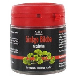 S.I.D Nutrition Circulation Ginkgo Biloba 30 G?lules