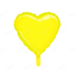 В03810-3 Шар сердце 46см желтый