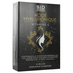 S.I.D Nutrition Acide Hyaluronique Vitamine C 30 G?lules