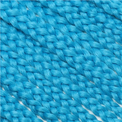 SIM-BRAIDS Афрокосы, 60 см, 18 прядей (CE), цвет светло-голубой(#IlI BLUE)