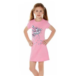 Ночная рубашка с коротким рукавом для девочки Baykar (9175) розовый