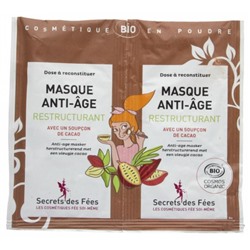 Secrets des F?es Masque Anti-?ge Restructurant Bio 2 x 4,5 g