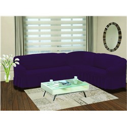 Чехол на диван угловой универсальный EVERY (Фиолетовый)