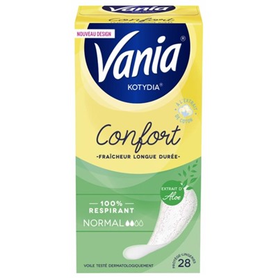 Vania Kotydia Confort Normal Aloe Vera 28 Prot?ge-Lingeries