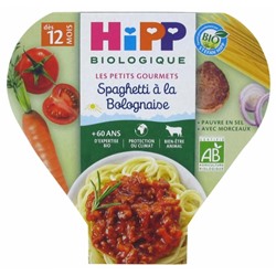 HiPP Les Petits Gourmets Spaghetti ? la Bolognaise d?s 12 Mois Bio 230 g