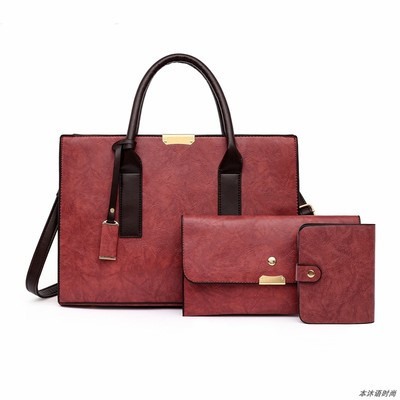 Набор сумок из 3 предметов, арт А27 цвет: розовый