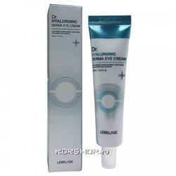 Увлажняющий крем для области вокруг глаз с гиалуроновой кислотой Dr. Hyaluronic Derma Eye Cream Lebelage, Корея, 40 мл Акция