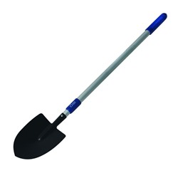 Лопата штыковая, острая, L = 90 см, телескопическая, металлический черенок, без ручки