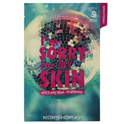 Тканевая маска для сияния кожи Brightening pH 5.5 I'm Sorry For My Skin Ultru, Корея, 33 мл