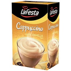 Кофейный напиток La Festa Cappuccino со вкусом ванили 12,5гр (упаковка 10шт)