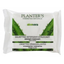 Planter s Aloe Vera Lingettes D?maquillantes 20 Lingettes